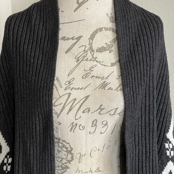 Old Navy Womens Cardigan Open Sz Small Open Tribal Aztec Bohemian Boho Geometry - Picture 5 of 11